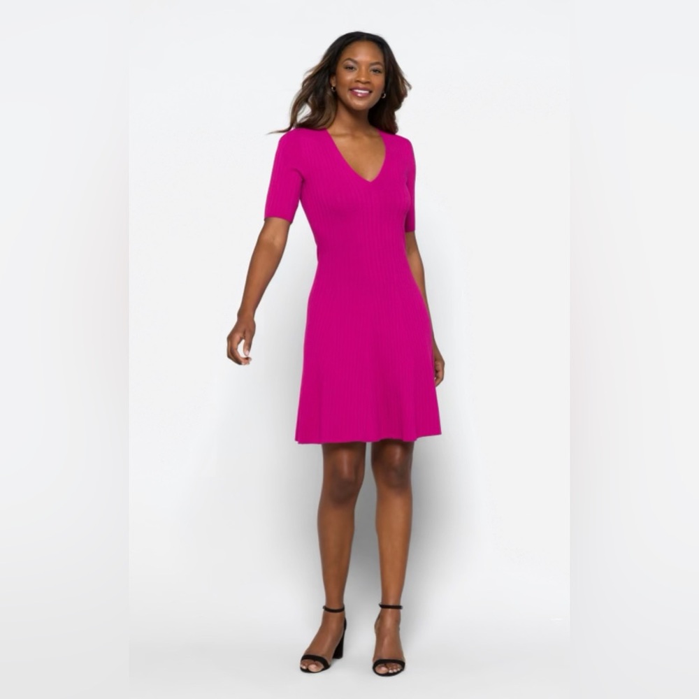 Marna Ribbed Sweater Dress